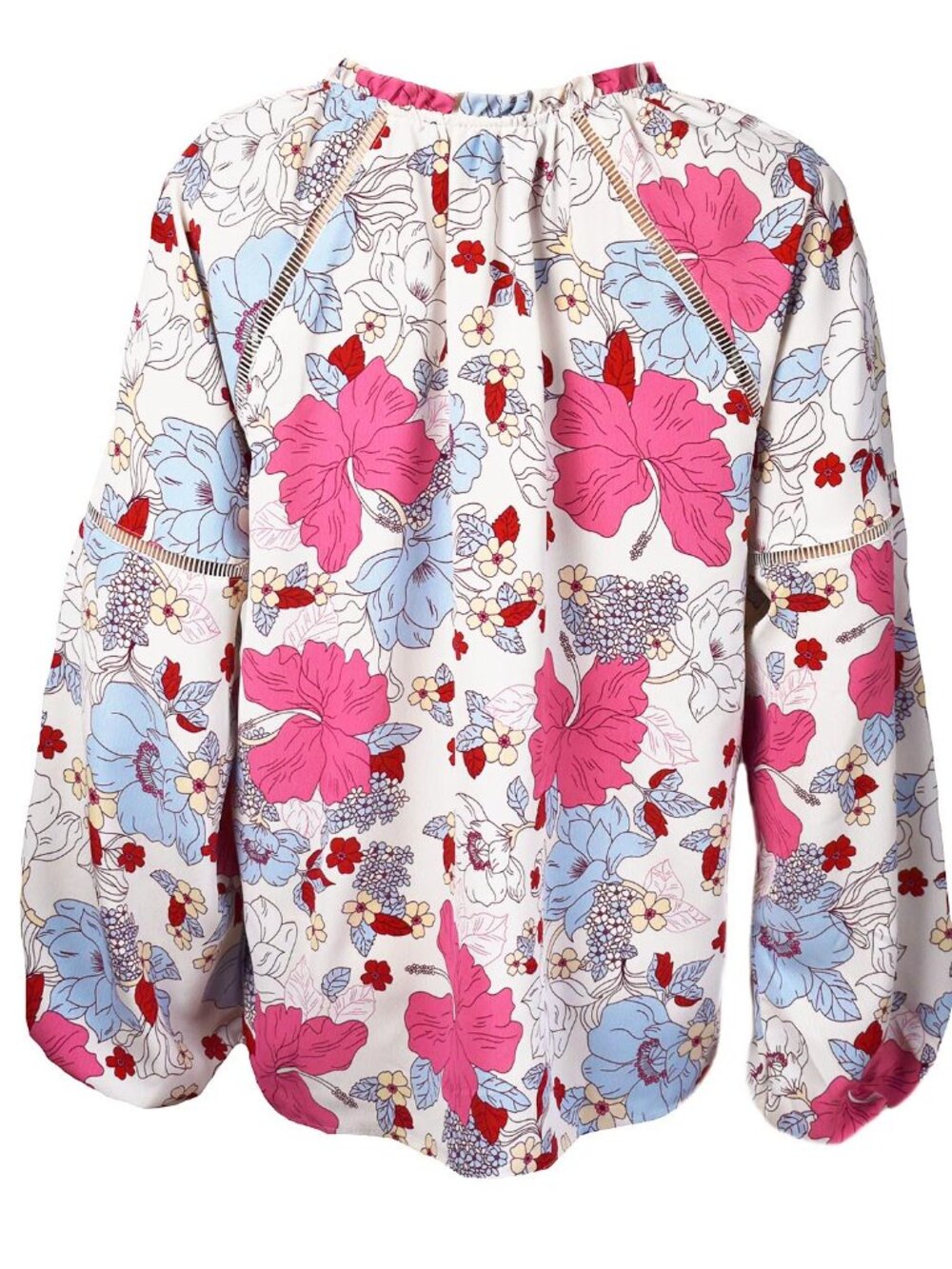 Sanctuary Women’s Blouse Meadow Shirt Flounce Long Sleeve Size M - Picture 3 of 7